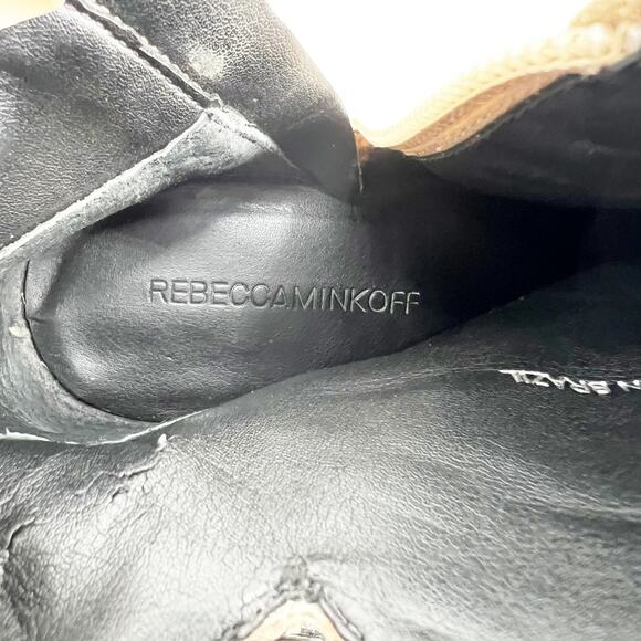 Rebecca Minkoff Brown Suede Ankle Booties 8.5 - Picture 5 of 6